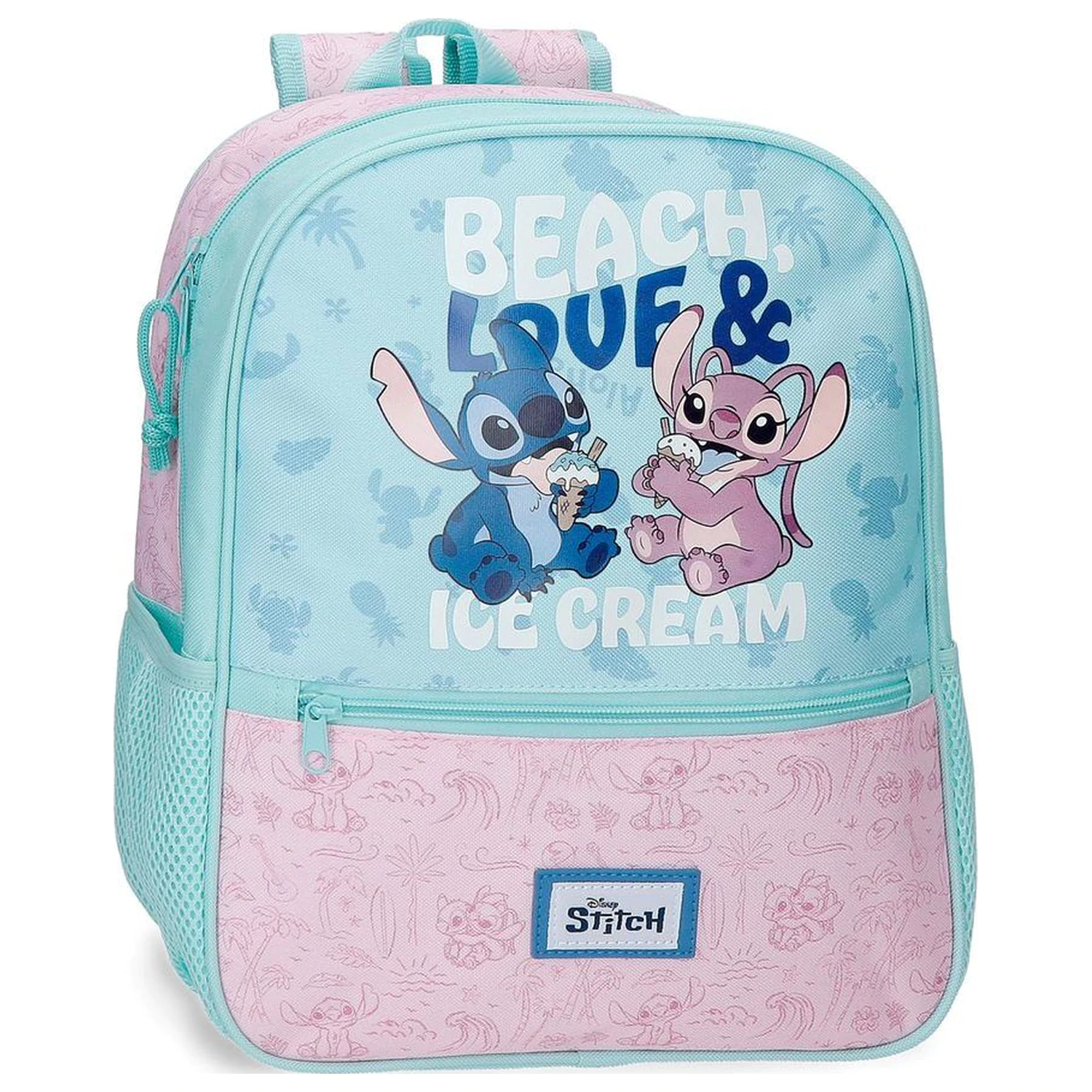 Disney Stitch Beach & Love adaptable backpack 33cm product photo