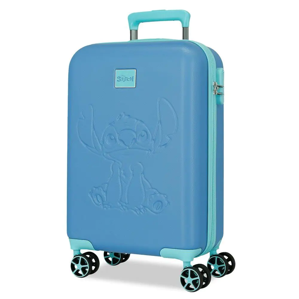 Disney Stitch Blue ABS trolley suitcase 55cm product photo