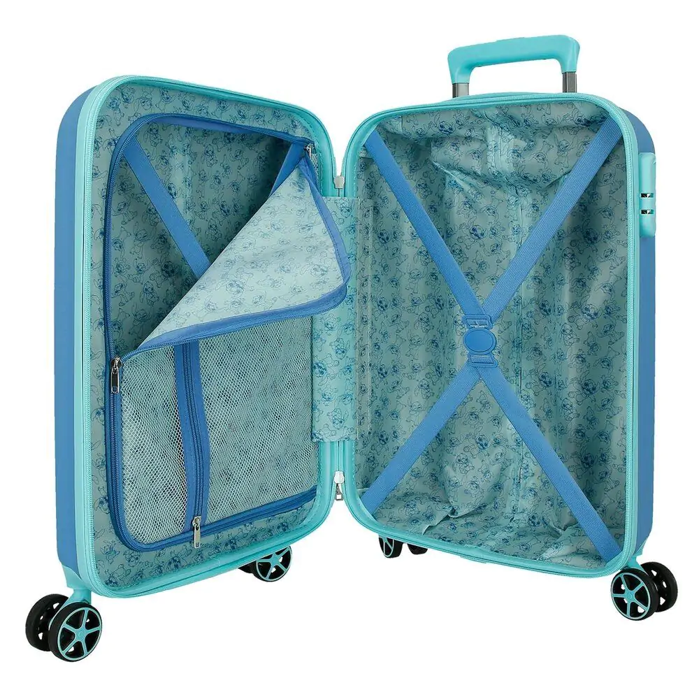 Disney Stitch Blue ABS trolley suitcase 55cm product photo