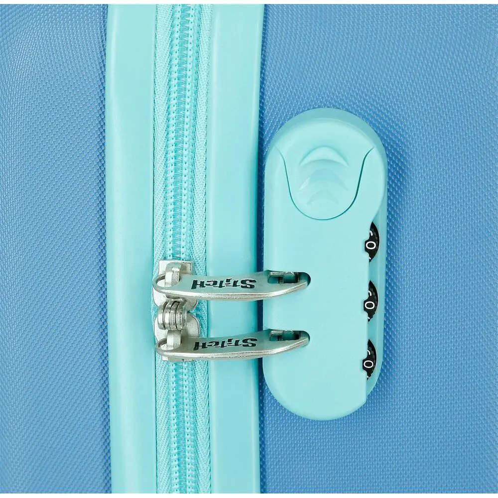 Disney Stitch Blue ABS trolley suitcase 55cm product photo