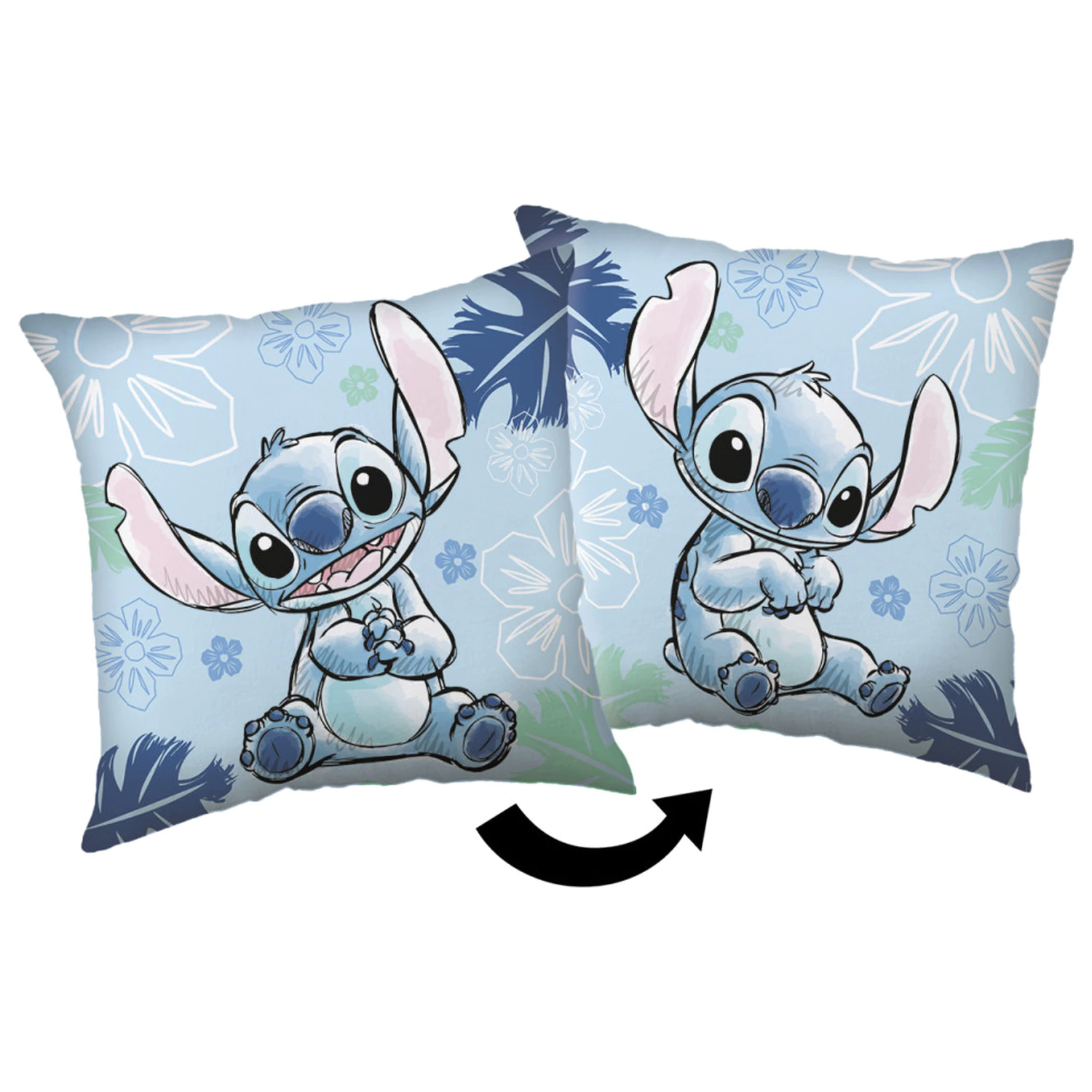 Disney Stitch Blue decorative cushion product photo