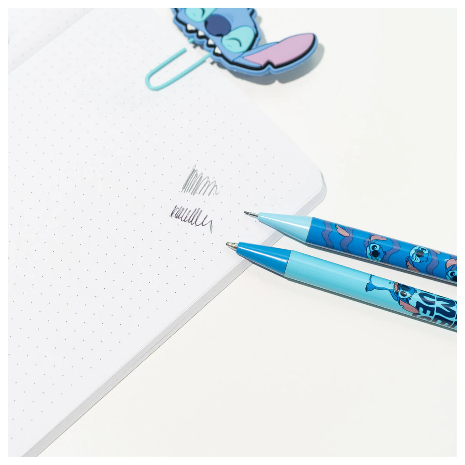 Disney Stitch set of pencil, pen and acrylic stand product photo