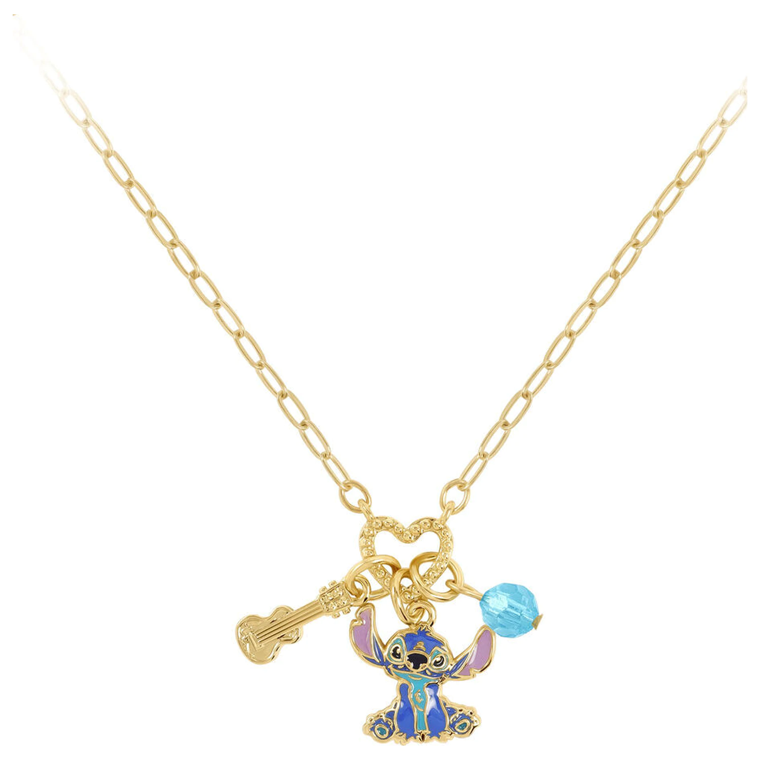 Disney Stitch Charm with Stones necklace product photo