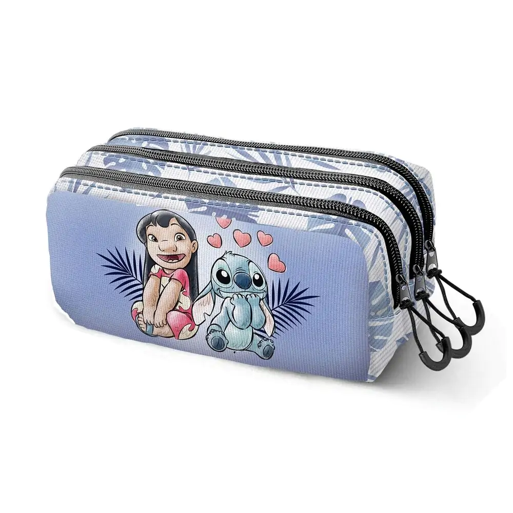 Disney Stitch Couple triple pencil case termékfotó