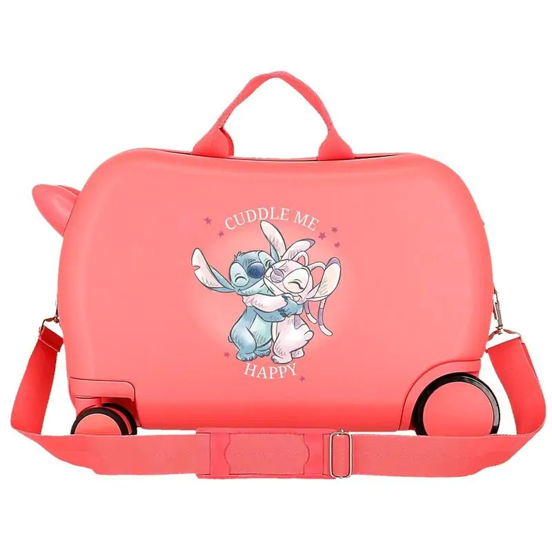 Disney Stitch Cuddle Me Coral ABS suitcase 45cm product photo