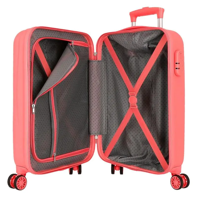 Disney Stitch Cuddle Me Coral ABS trolley suitcase 55cm product photo