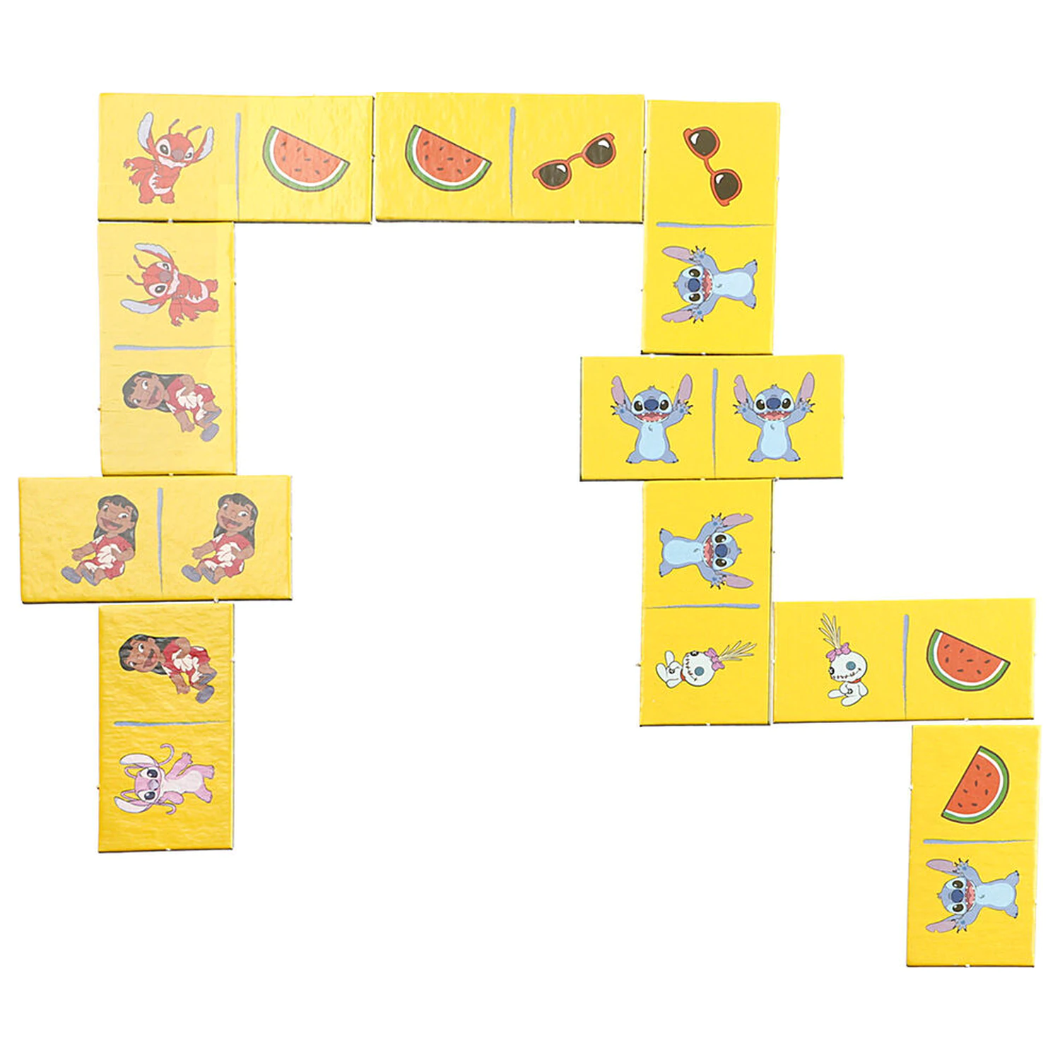 Disney Stitch domino game product photo