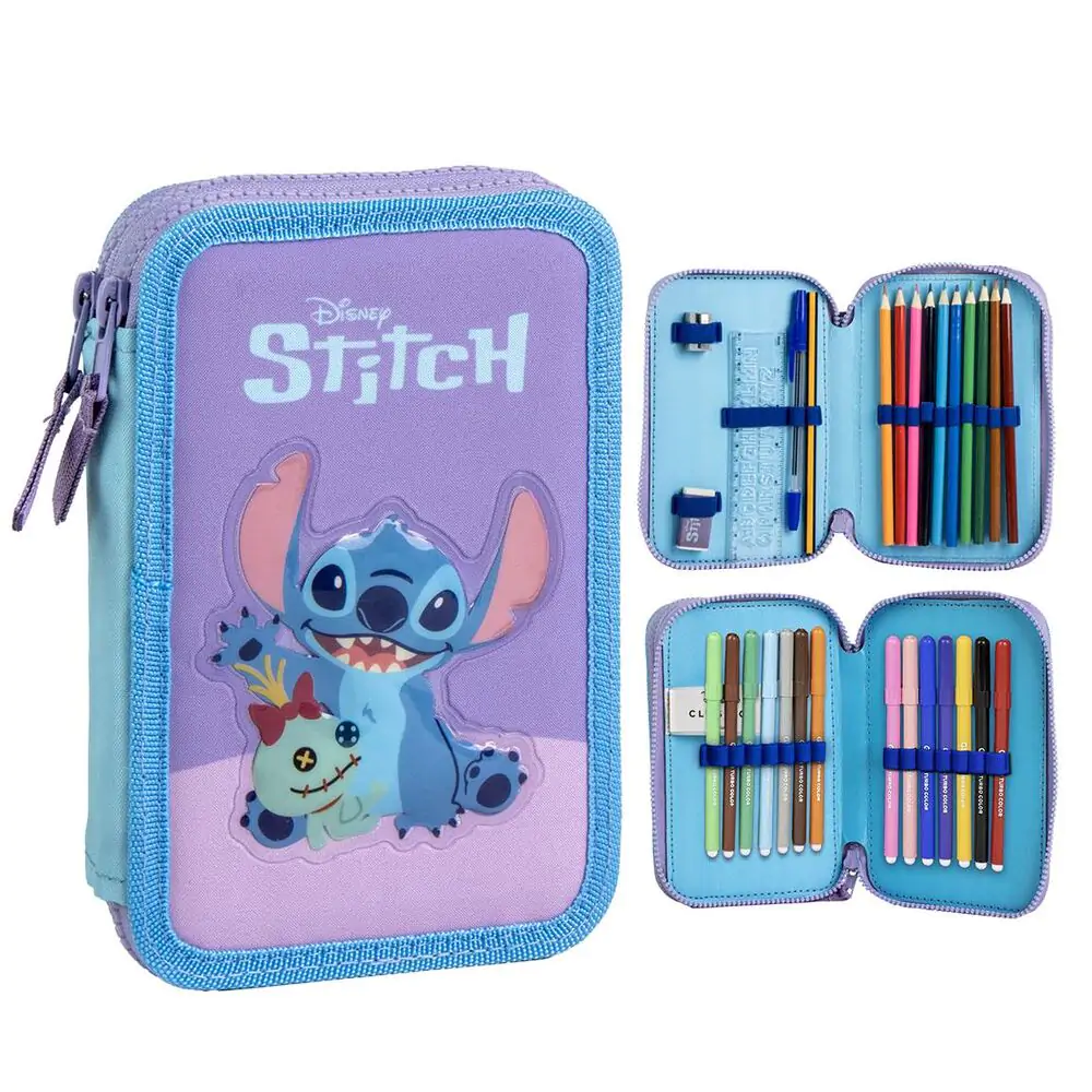 Disney Stitch double pencil case product photo