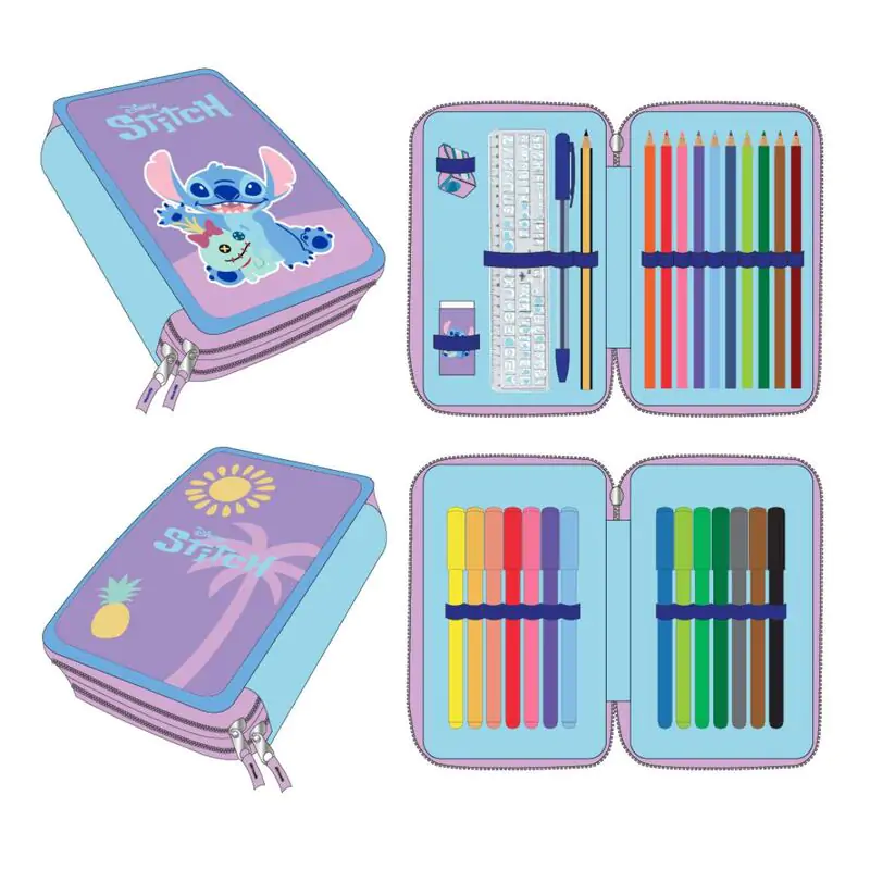 Disney Stitch double pencil case termékfotó