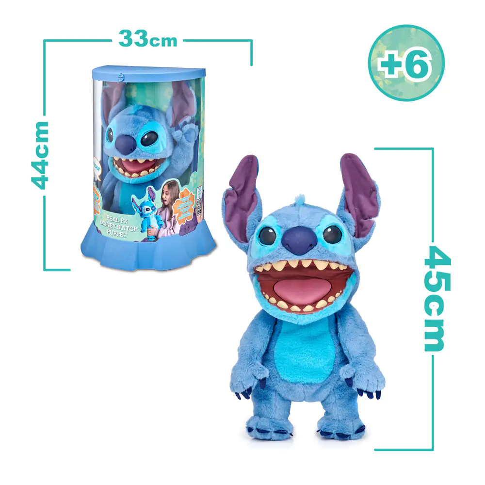 Disney Stitch electric interactive puppet figure 45cm product photo