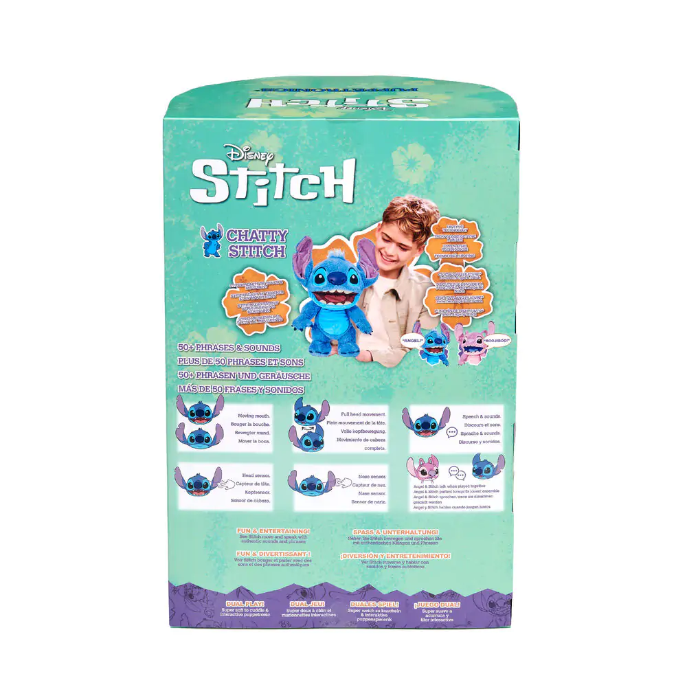 Disney Stitch electric interactive puppet figure 30 cm product photo