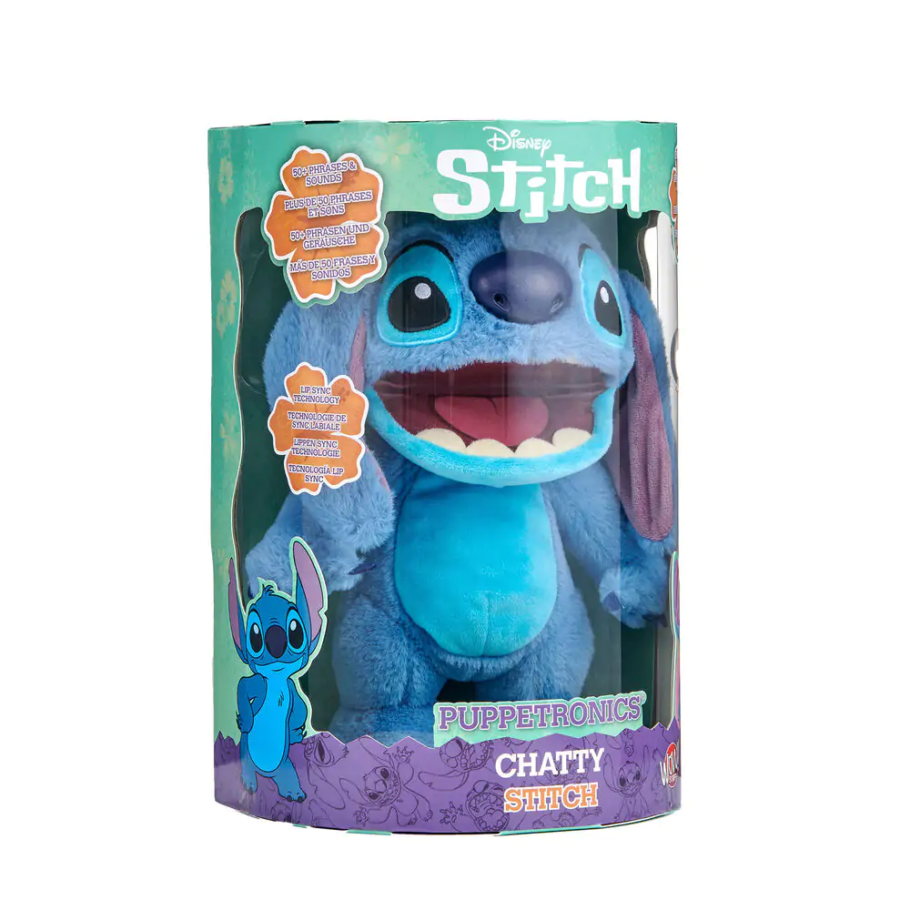 Disney Stitch electric interactive puppet figure 30 cm product photo