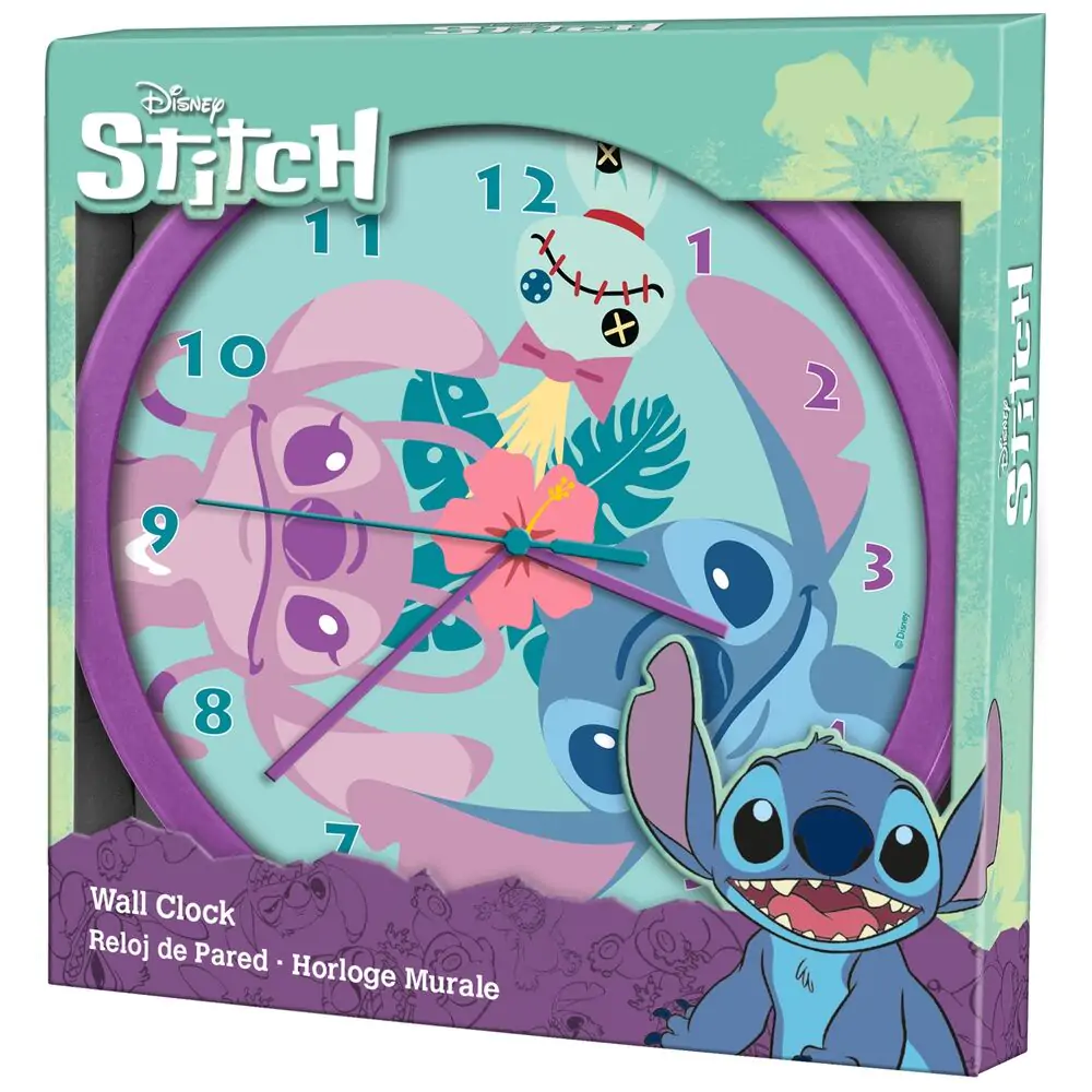 Disney Stitch wall watch product photo