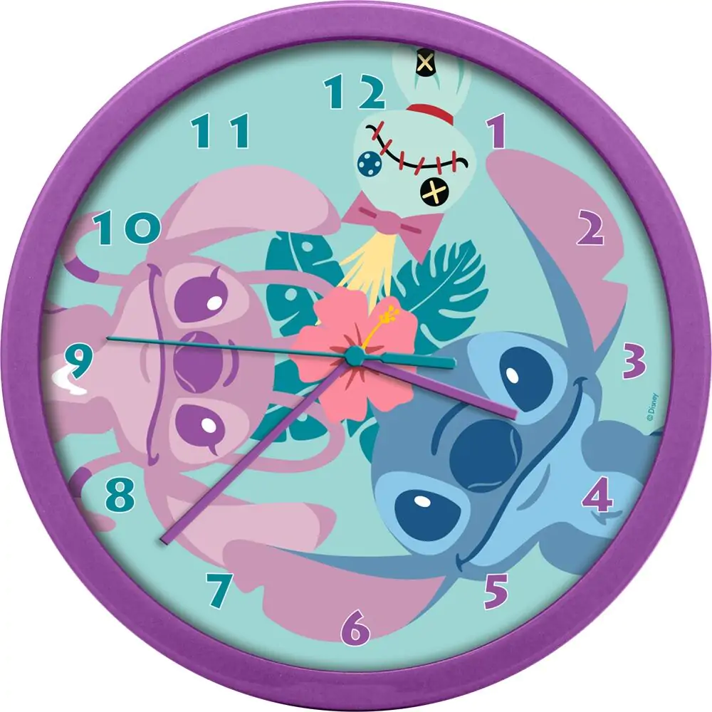 Disney Stitch wall watch product photo