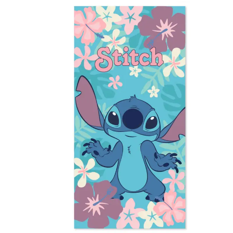 Disney Stitch Flowers microfibre beach towel termékfotó