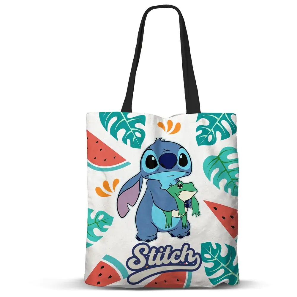 Disney Stitch Frog shopping bag 40cm termékfotó