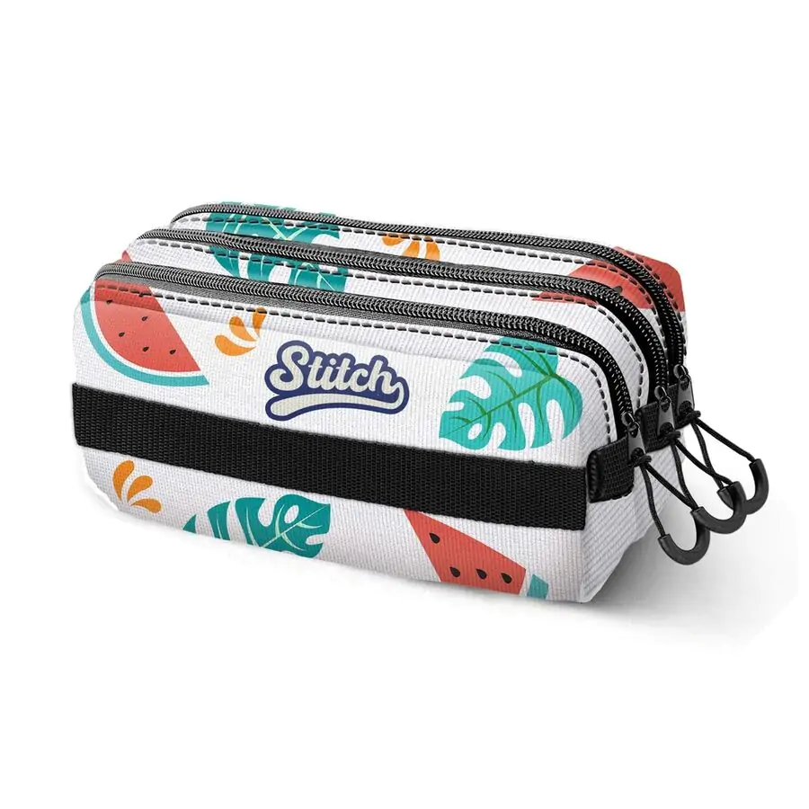 Disney Stitch Frog triple pencil case product photo