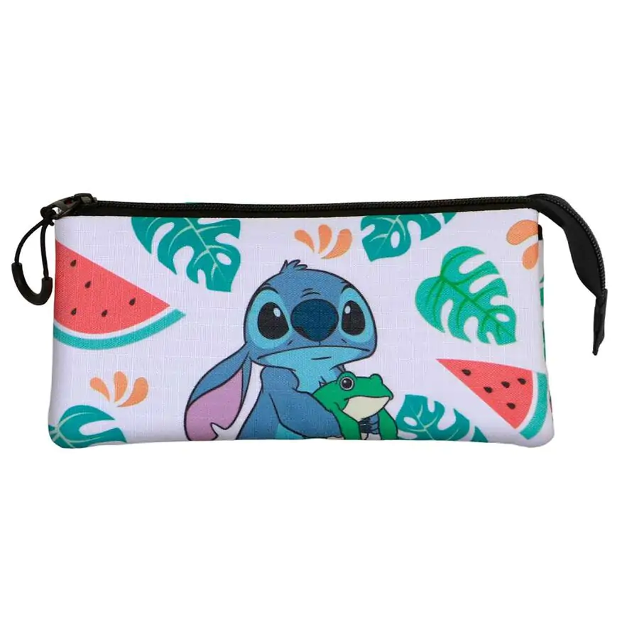 Disney Stitch Frog triple pencil case product photo