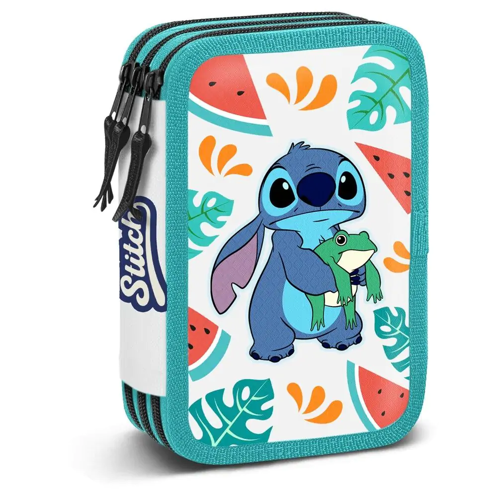 Disney Stitch Frog triple pencil case termékfotó