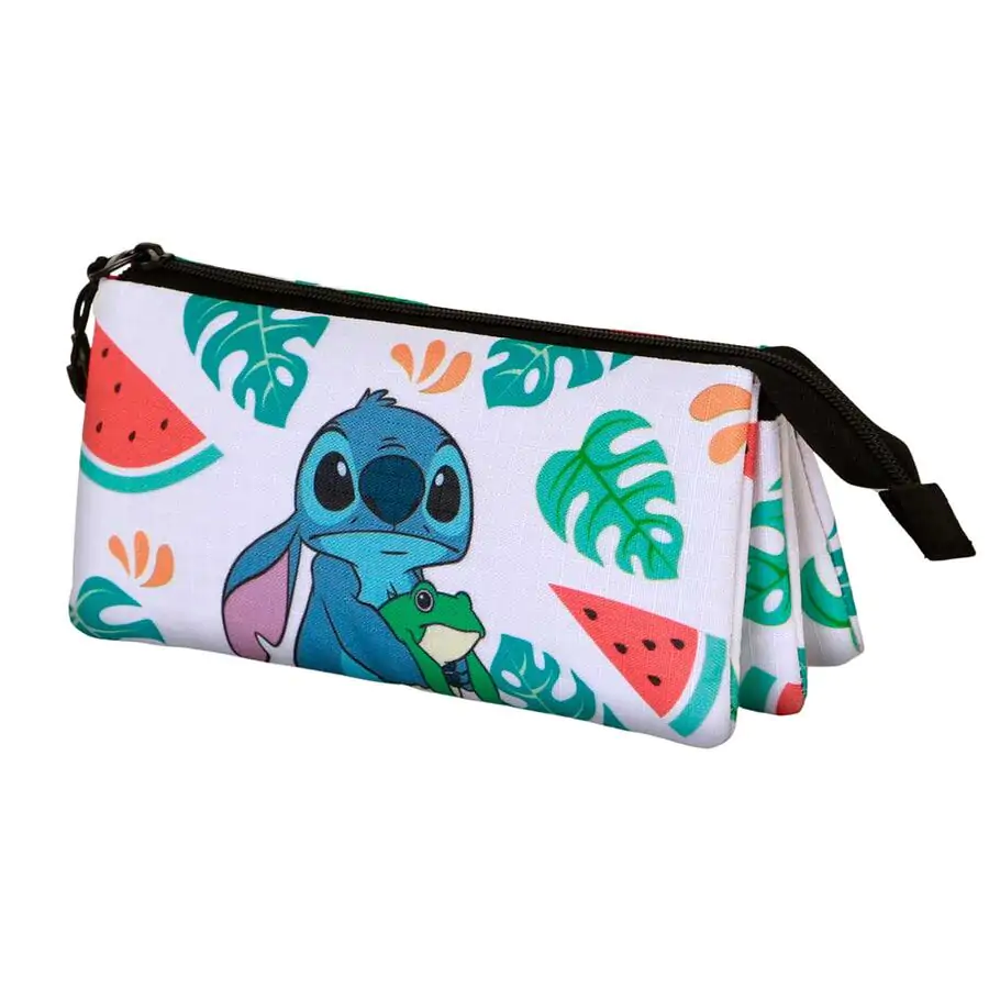 Disney Stitch Frog triple pencil case product photo