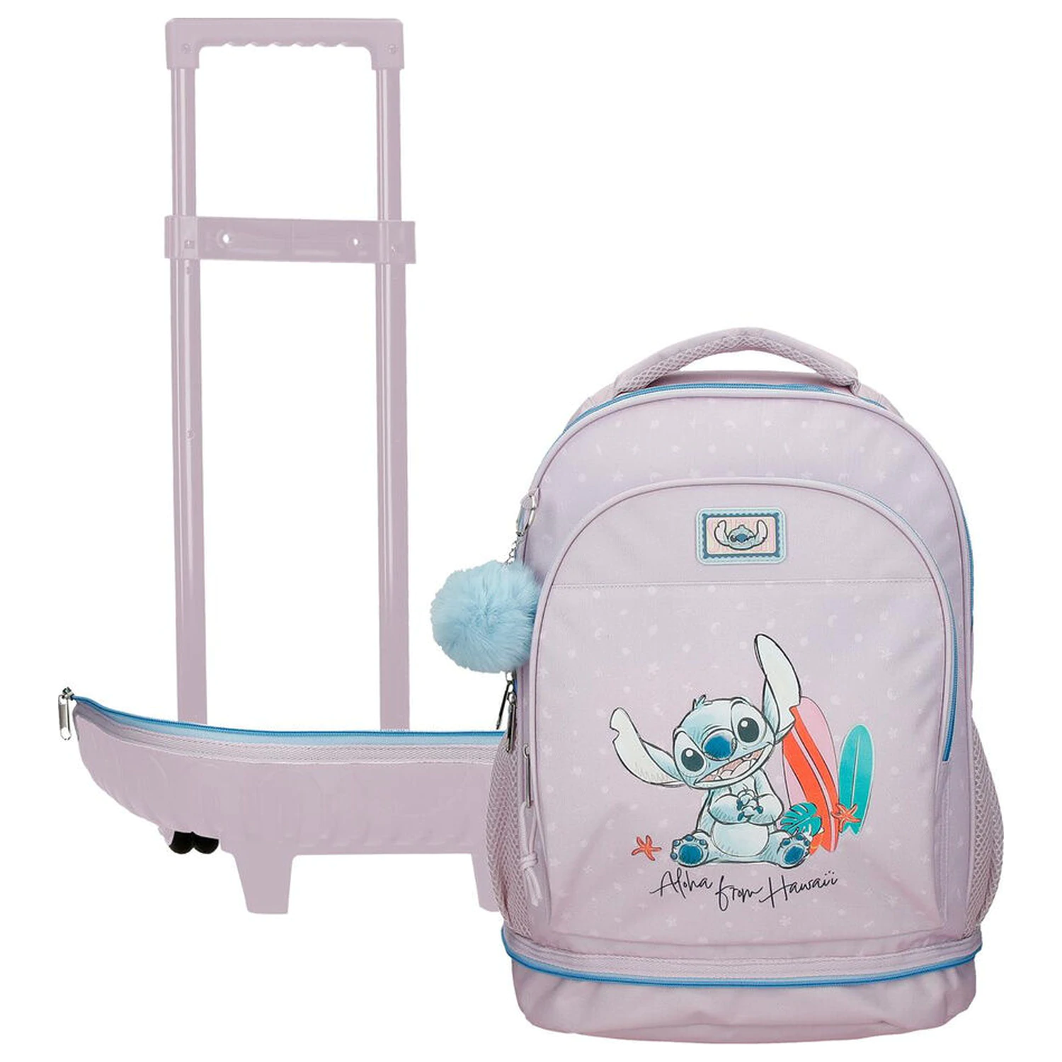 Disney Stitch From Hawaii extraible compact trolley 43cm product photo