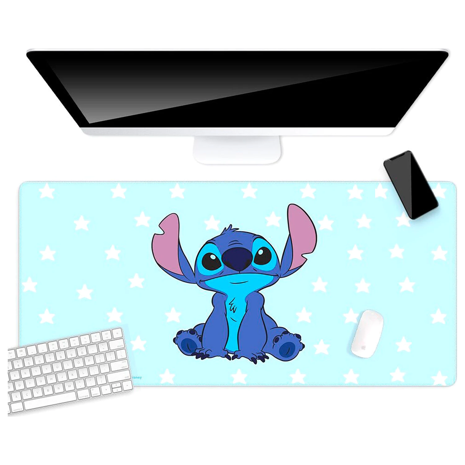Disney Stitch gaming desk mat product photo