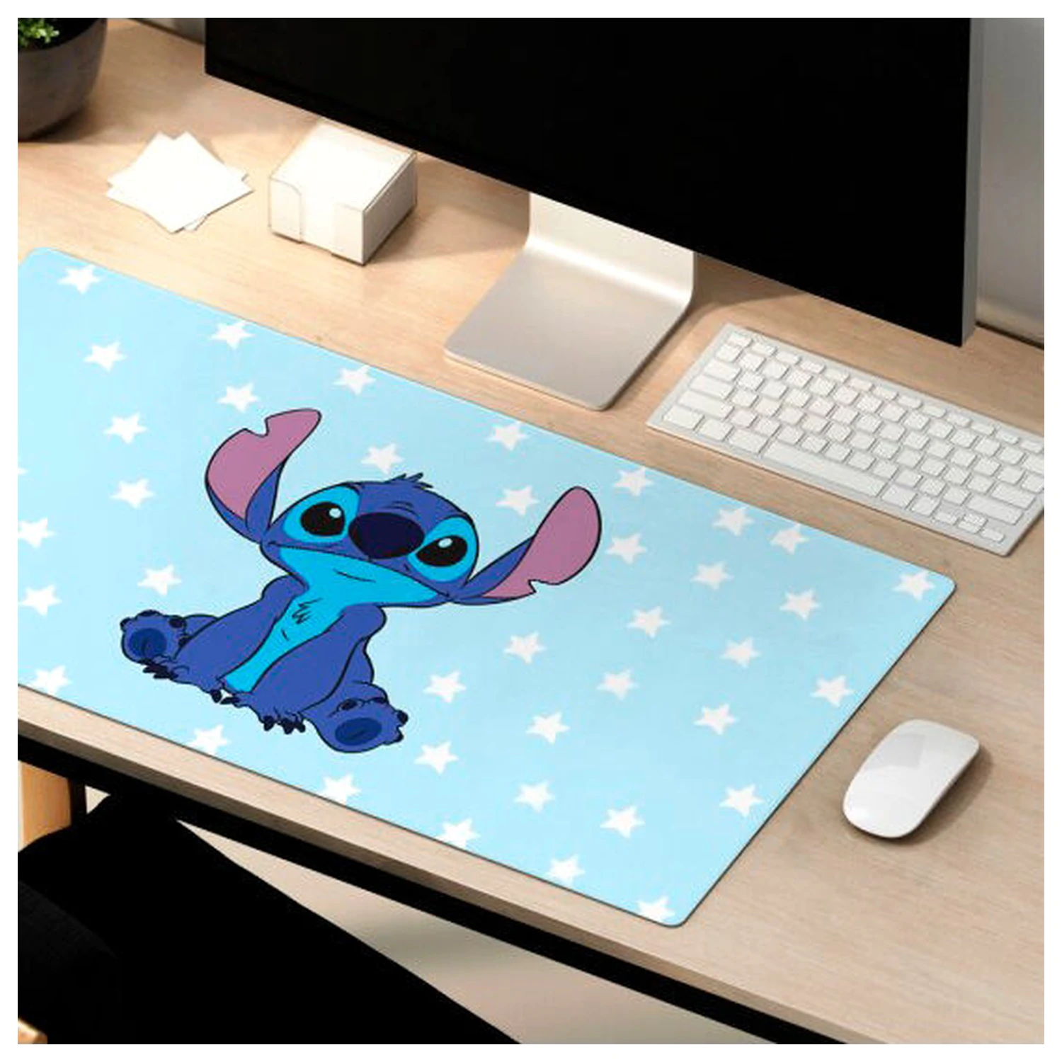 Disney Stitch gaming desk mat product photo