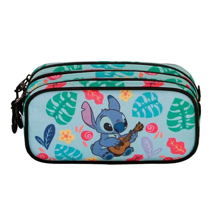 Disney Stitch Guitar triple pencil case product photo