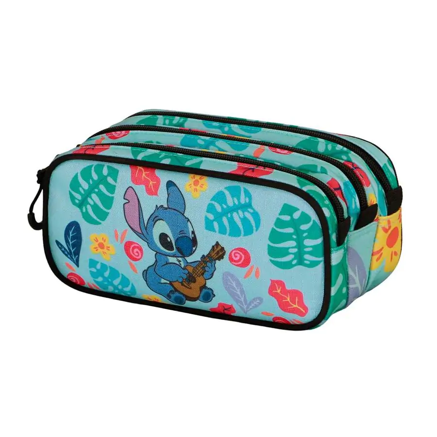 Disney Stitch Guitar triple pencil case product photo