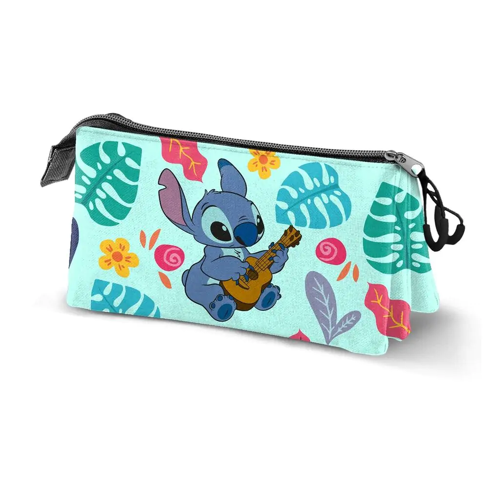 Disney Stitch Guitar triple pencil case termékfotó