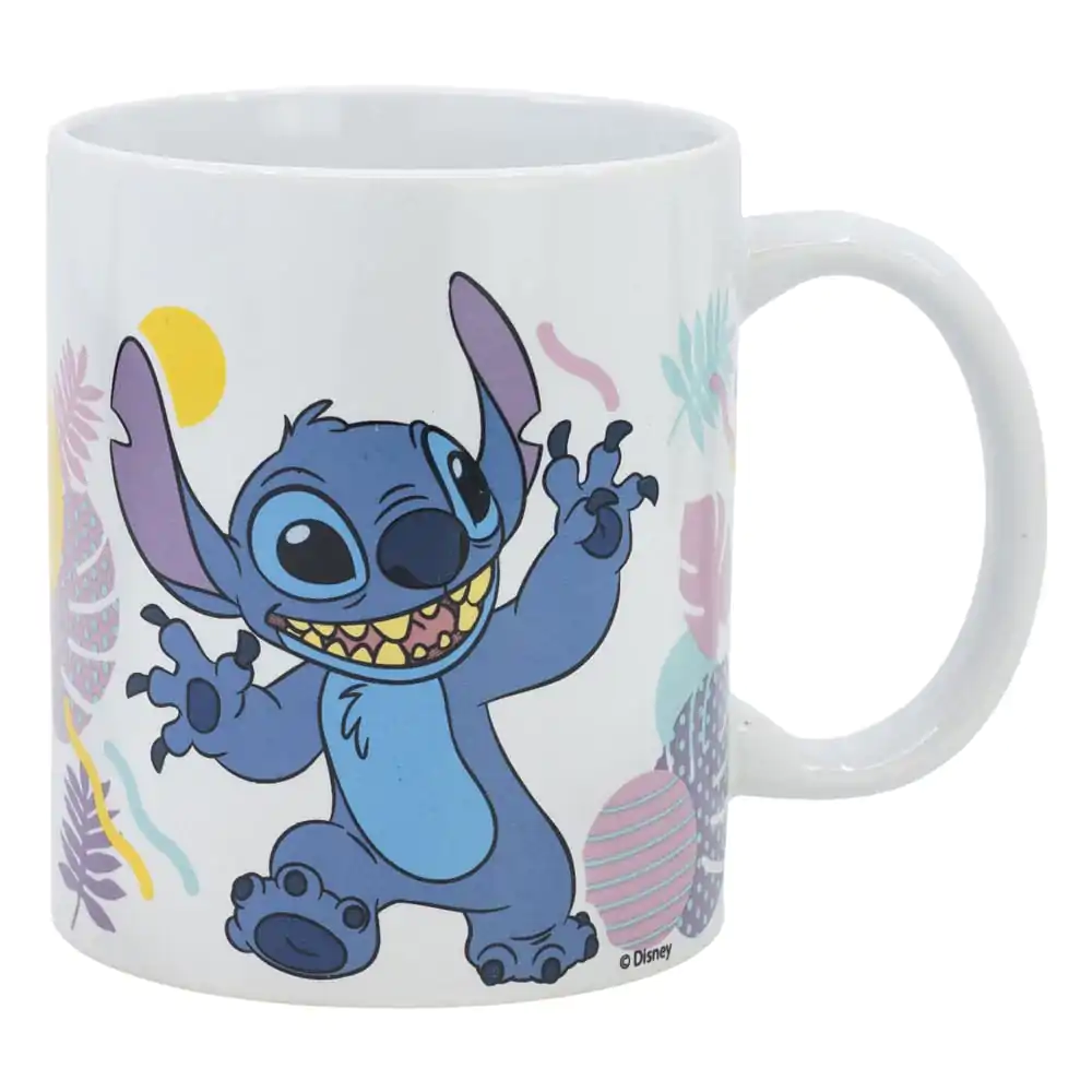 Disney Stitch Hawaian Flower Ceramic Mug 325 ml product photo