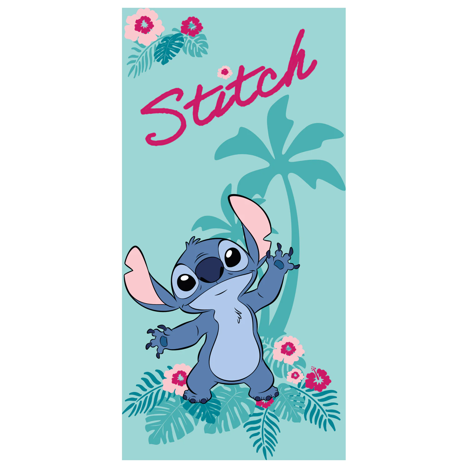 Disney Stitch Hawaii Bath Towel, Beach Towel product photo