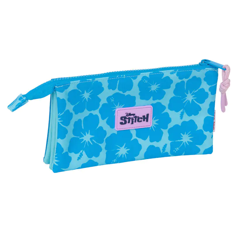 Disney Stitch Hawaii triple pencil case product photo