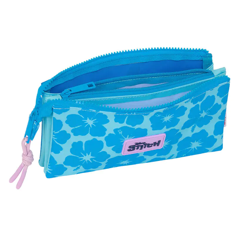 Disney Stitch Hawaii triple pencil case product photo