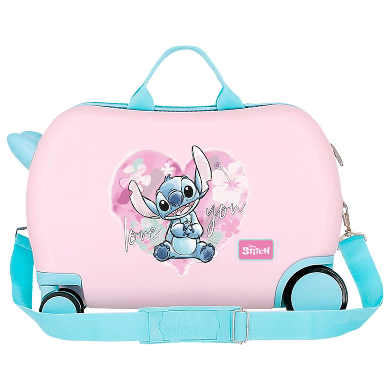 Disney Stitch Heart ABS trolley suitcase 45cm product photo