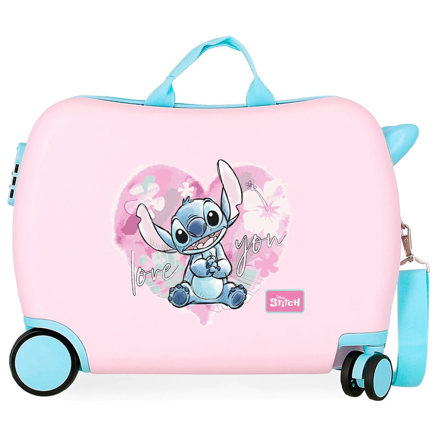 Disney Stitch Heart ABS trolley suitcase 50cm product photo