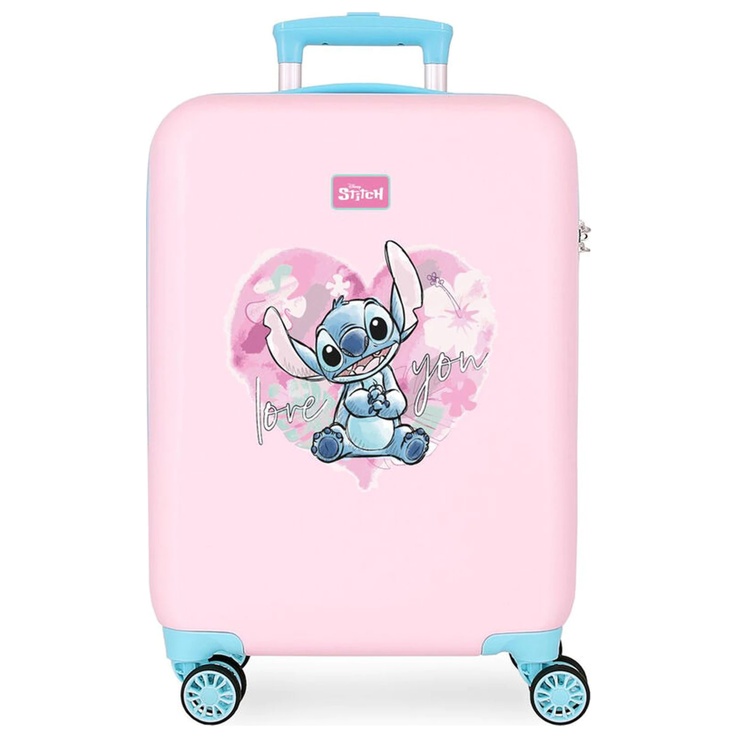 Disney Stitch Heart ABS trolley suitcase 55cm product photo