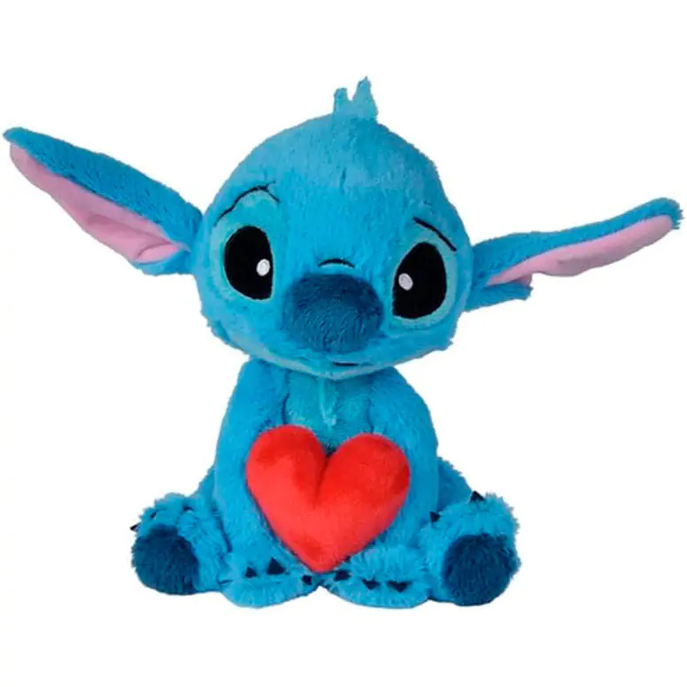 Disney Stitch heart plush toy 25cm termékfotó