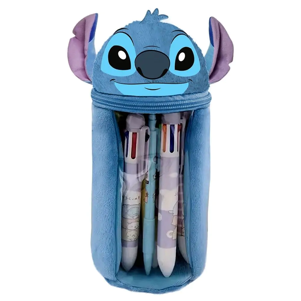 Disney Stitch Heart Plush pencil case product photo