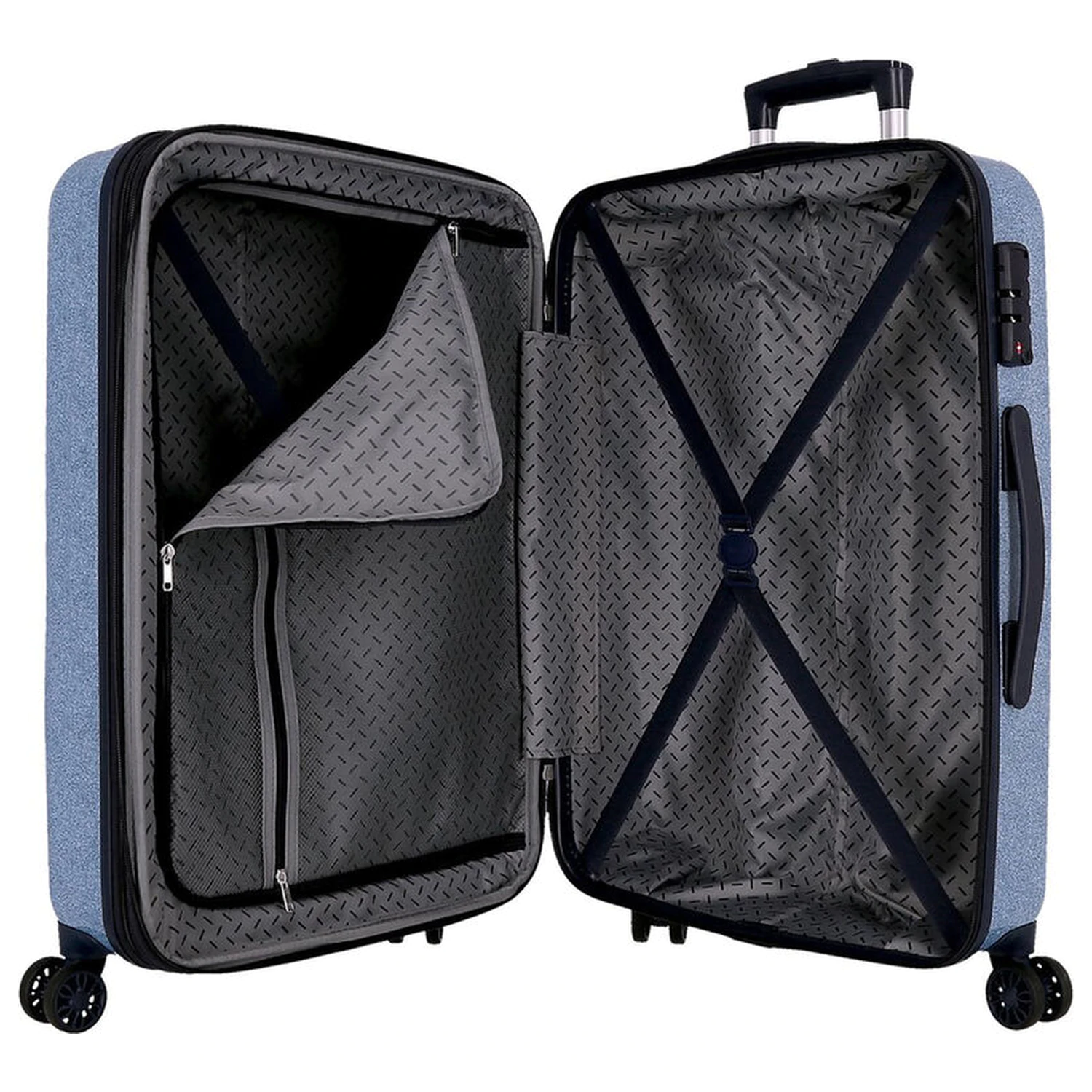 Disney Stitch Hearts ABS 2-piece trolley suitcase set 55/65cm product photo