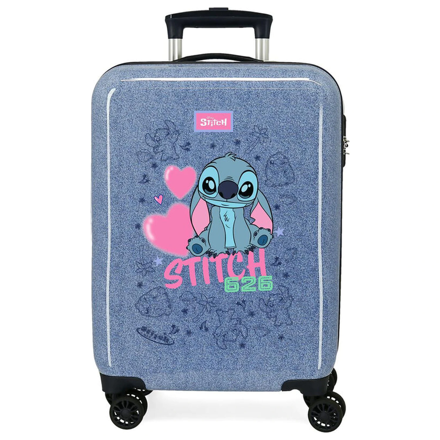 Disney Stitch Hearts ABS trolley suitcase 55cm product photo