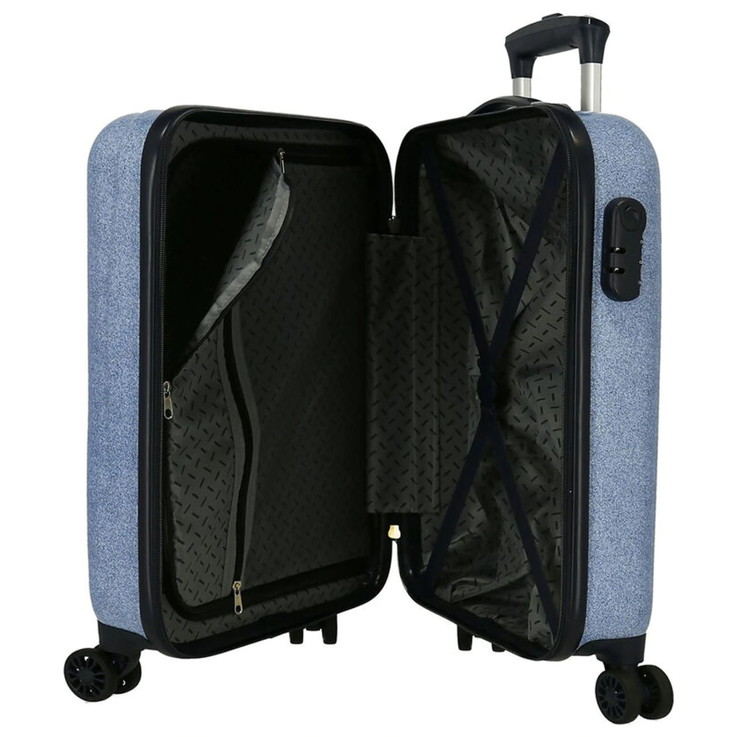 Disney Stitch Hearts ABS trolley suitcase 55cm product photo