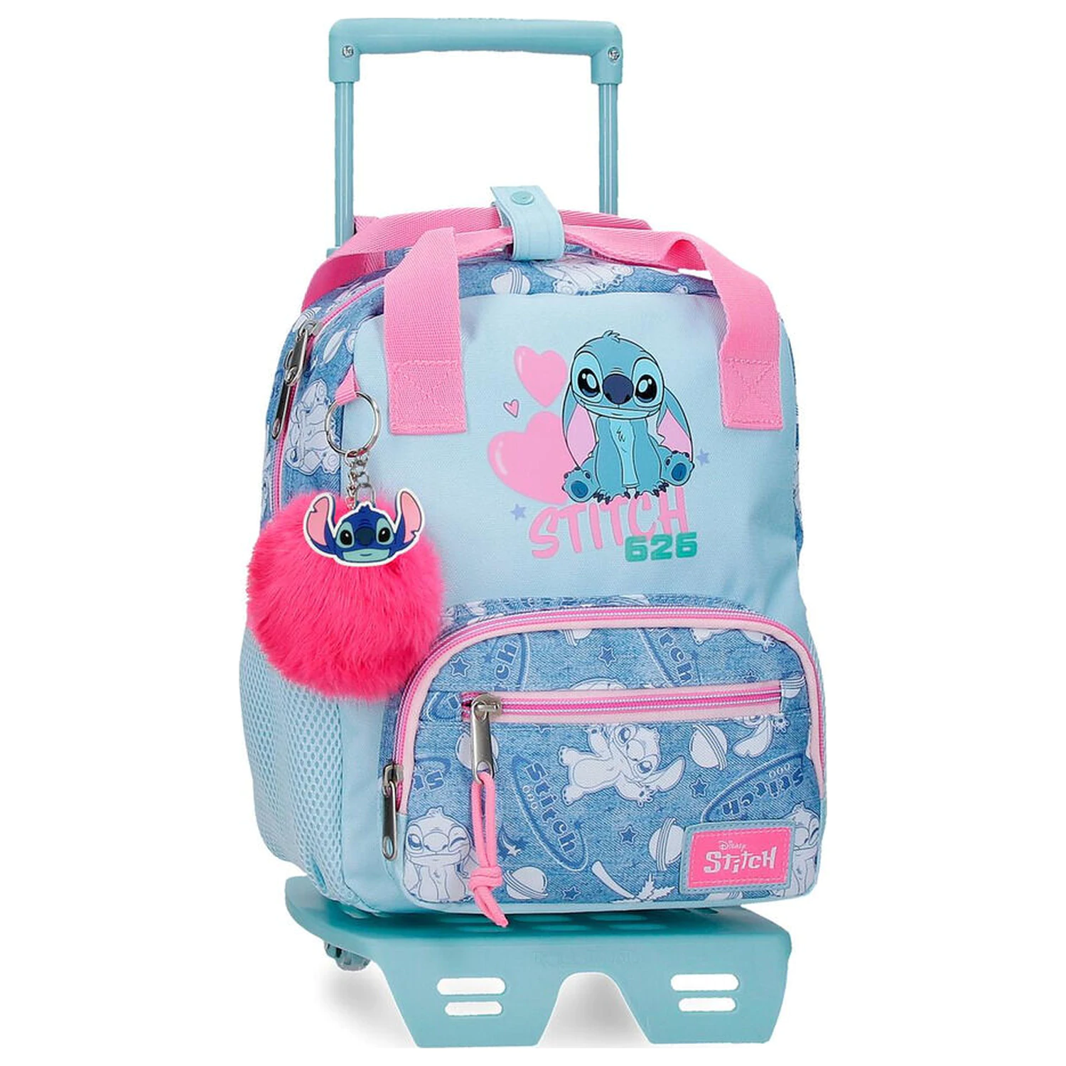 Disney Stitch Hearts trolley 28cm product photo