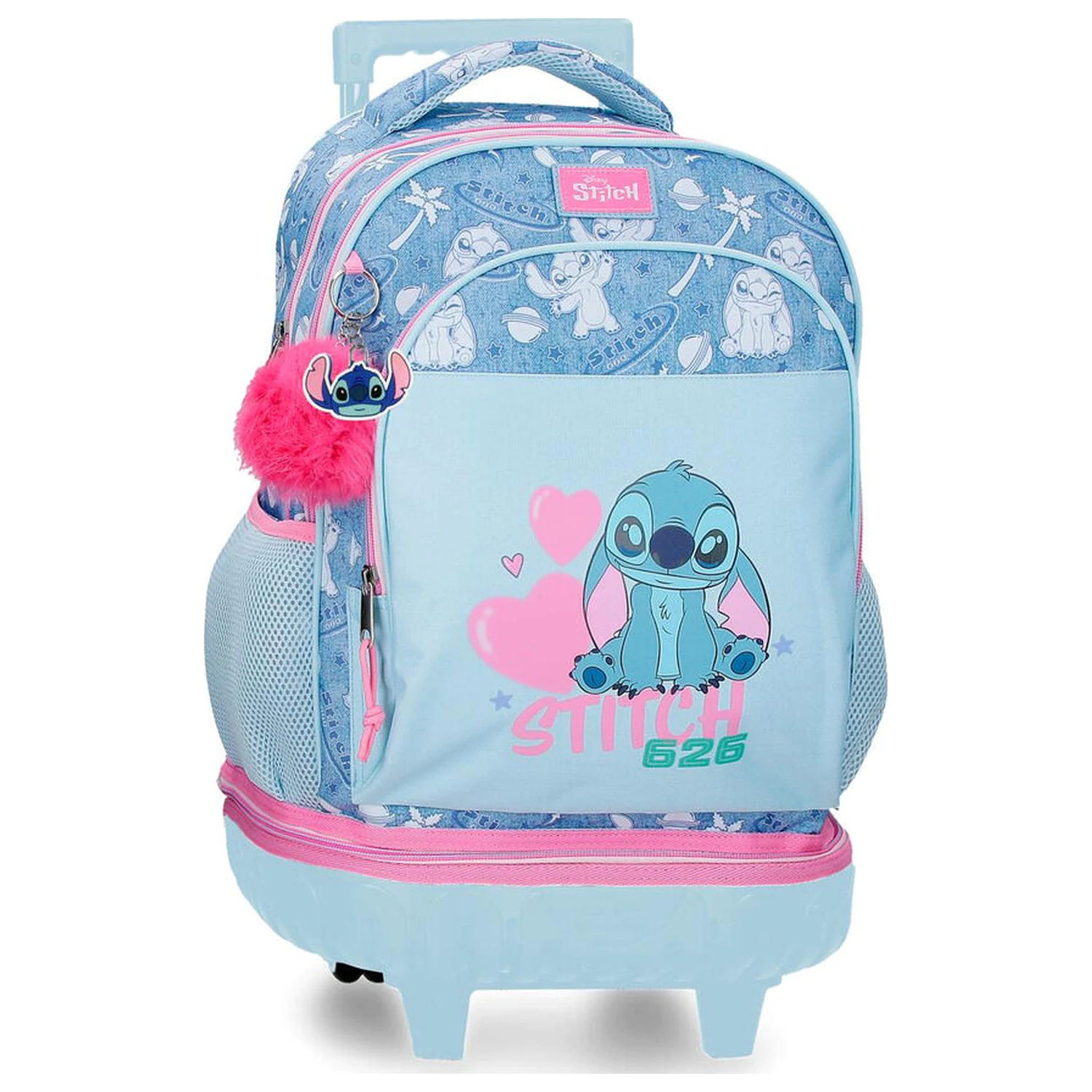 Disney Stitch Hearts extraible compact trolley 43cm product photo