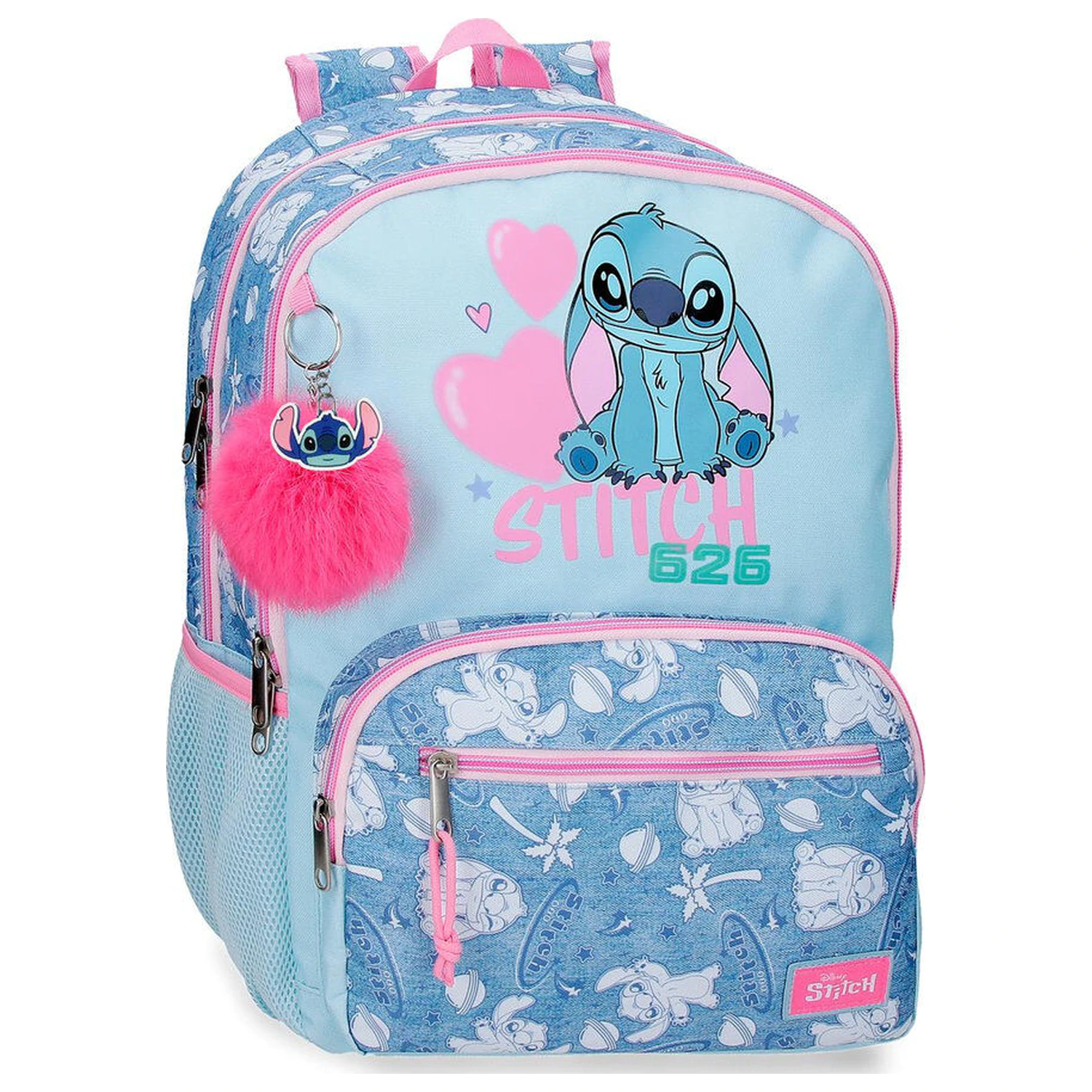Disney Stitch Hearts adaptable backpack 44cm product photo