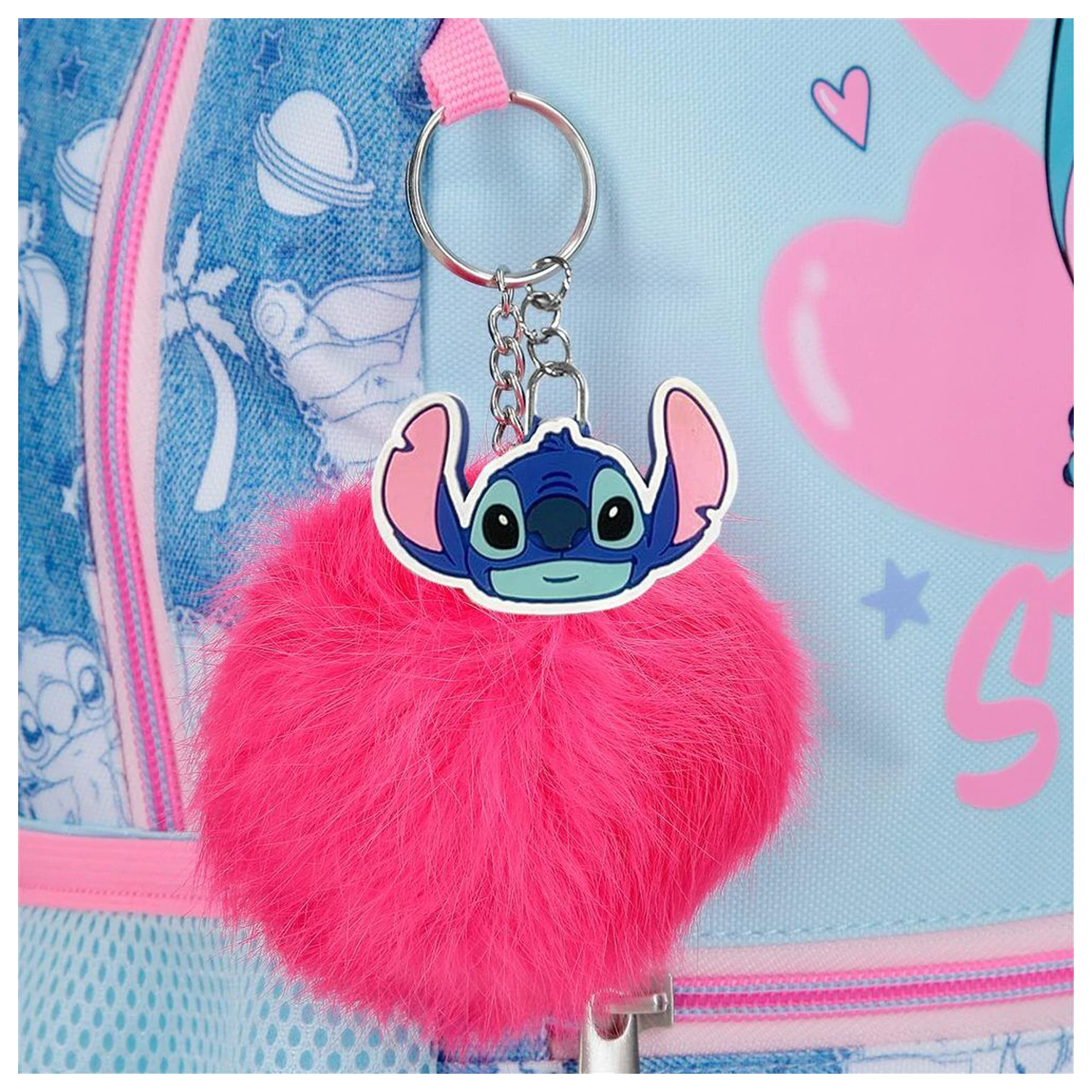 Disney Stitch Hearts gym bag 46cm product photo