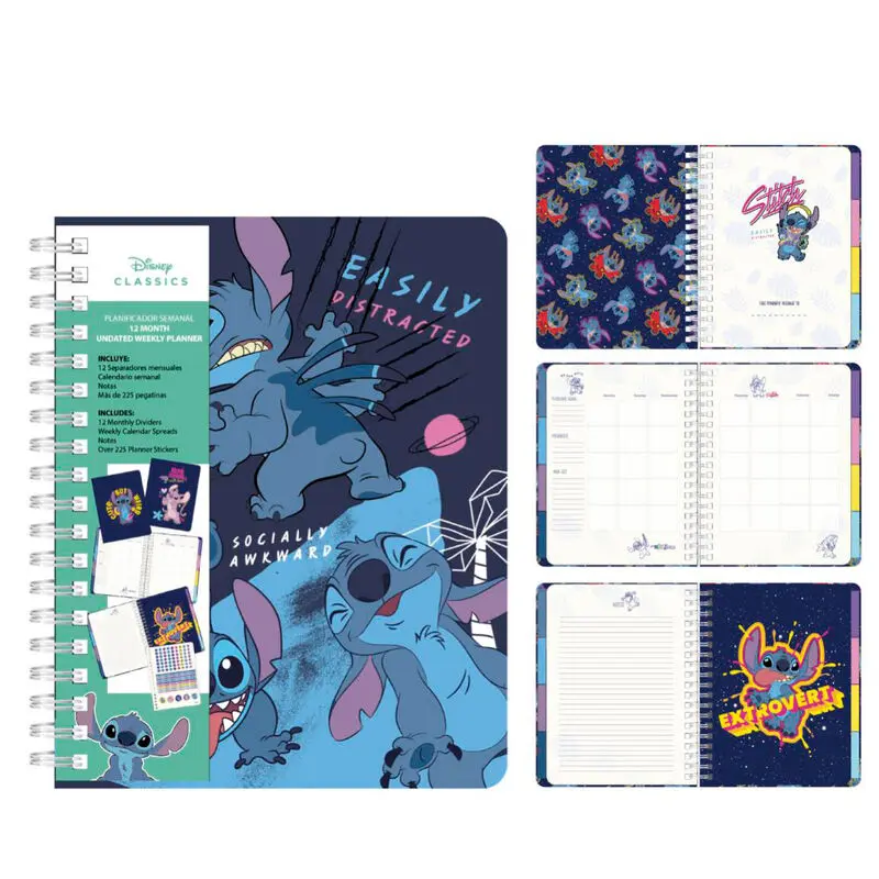 Disney Stitch Week planner termékfotó