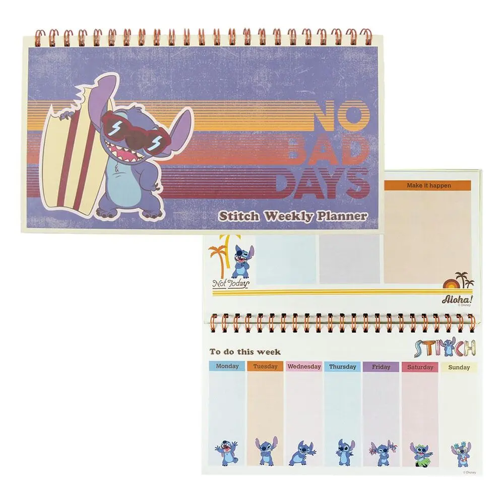 Disney Stitch week planner product photo