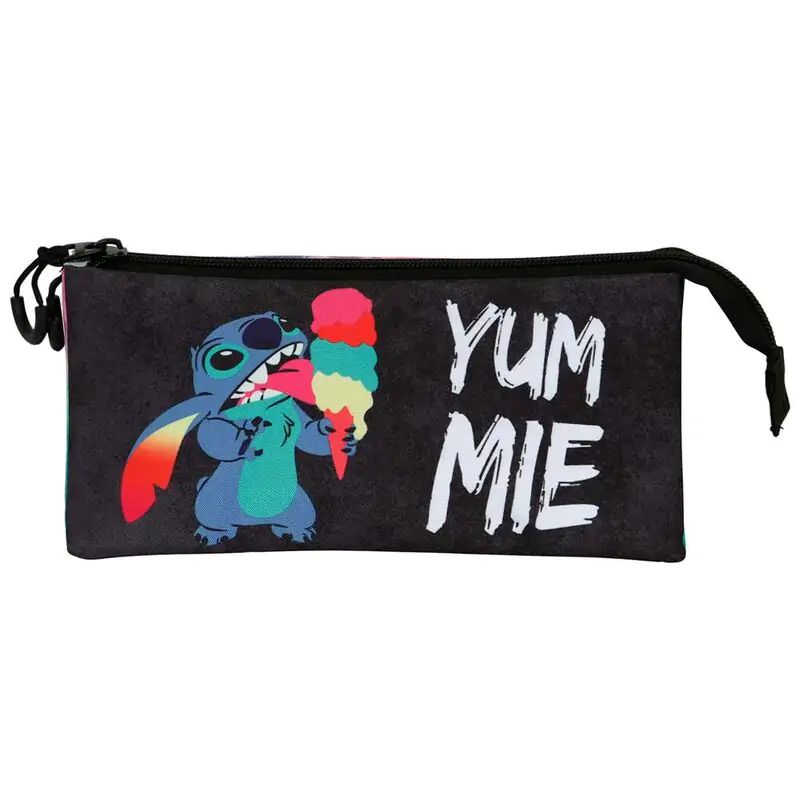 Disney Stitch Ice Cream triple pencil case product photo