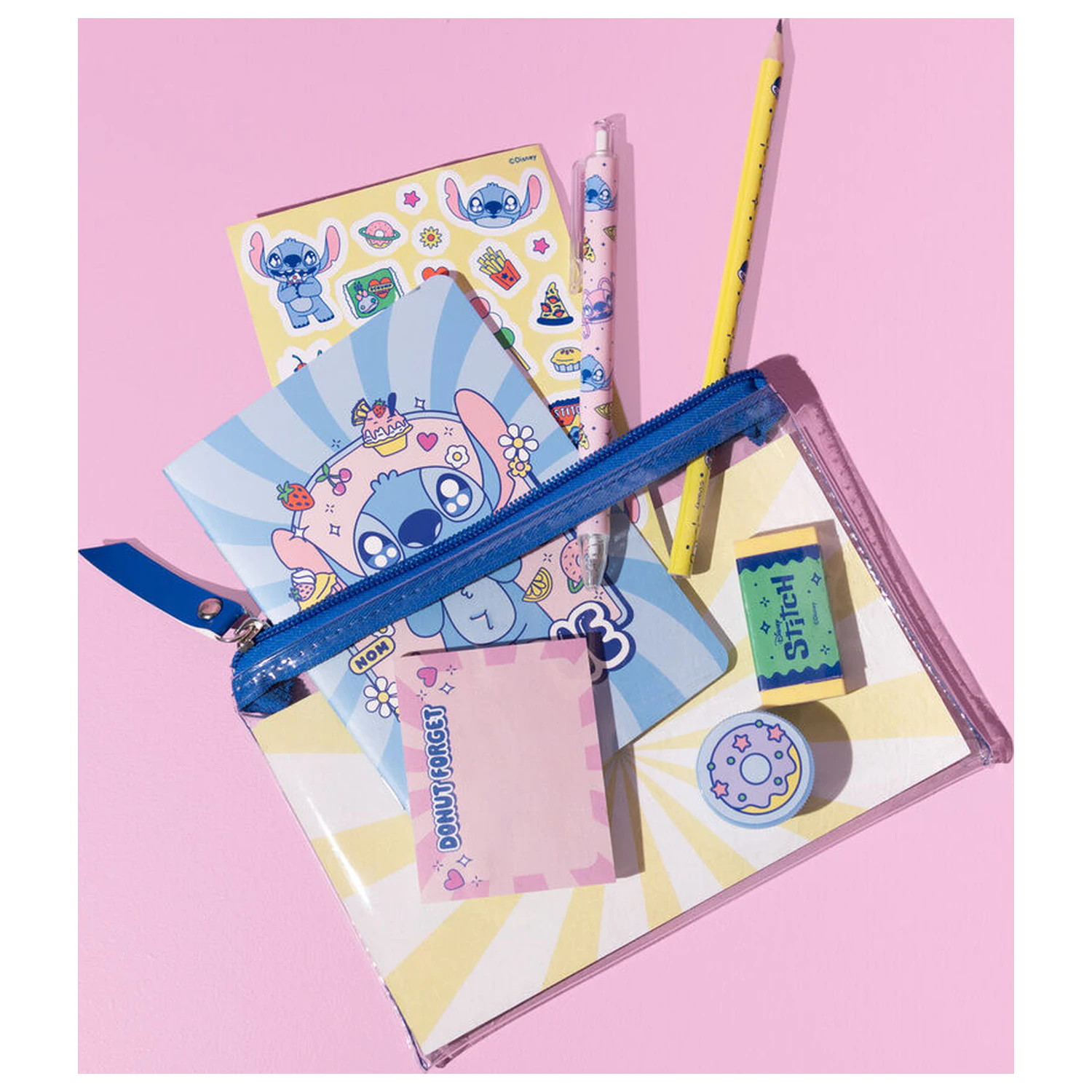 Disney Stitch stationery set product photo